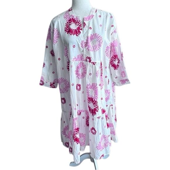 Ro's Garden Giselle Rose Pink Floral Floral Accents Dress SIZE XS NEW - Picture 3 of 16